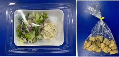 カリふわ白身魚フリッターのいぶりがっこタルタルソースかけ　３