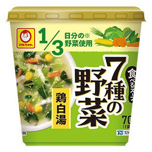 食べるスープ　７種の野菜　鶏白湯
