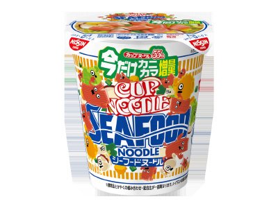 カップヌードル　シーフードヌードル　今だけカニカマ増量