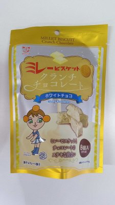 ミレービスケットクランチチョコレート(ホワイトチョコ味)