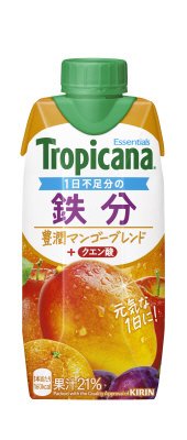 トロピカーナ　エッセンシャルズ　鉄分