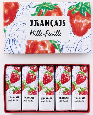 果実をたのしむミルフィユ　いちご