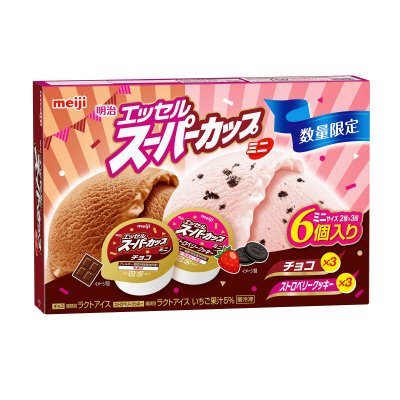 エッセルスーパーカップミニ　ストロベリークッキー・チョコ