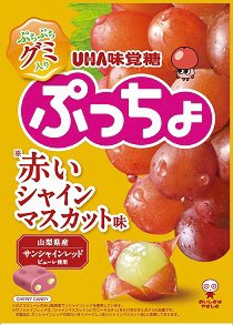 ぷっちょ袋　赤いシャインマスカット味