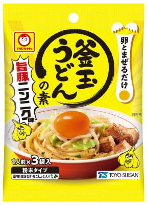 釜玉うどんの素　旨豚ニンニク味　３袋入
