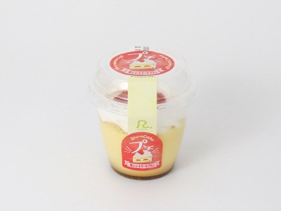プチ　苺ショートケーキプリン