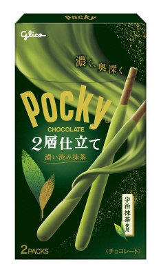 ポッキー２層仕立て＜濃い渋み抹茶＞