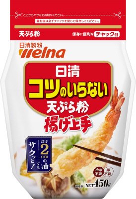 日清　コツのいらない天ぷら粉　揚げ上手　チャック付