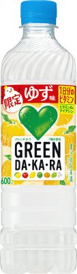 サントリー　ＧＲＥＥＮ　ＤＡ・ＫＡ・ＲＡ冬限定ビタミン・ゆず味ペット冷凍兼用