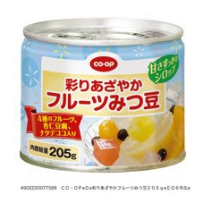 彩りあざやかフルーツみつ豆