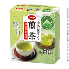 宇治抹茶入り煎茶テトラバッグ