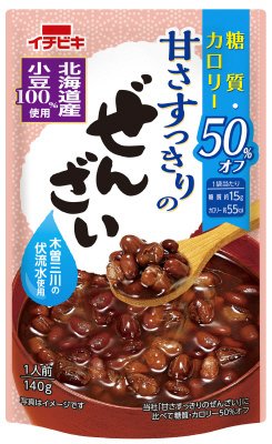 甘さすっきりの糖質カロリー５０％オフぜんざい