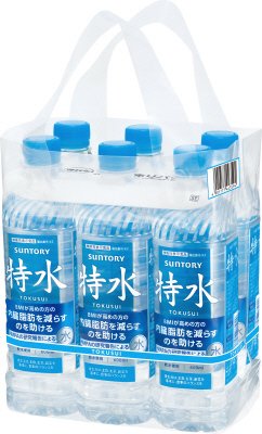 機能性表示食品 サントリー特水 ６００ｍｌペット（手売り用） ６本パック袋