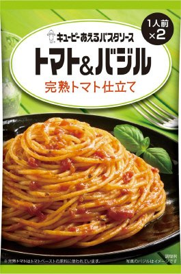 あえるパスタソース　トマト＆バジル　完熟トマト仕立て