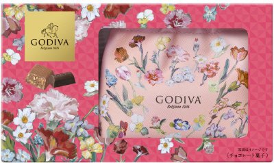 チョコレート ギフトセット ポーチ付き (G スクエア 6粒/G クリスピーショコラ 4粒)