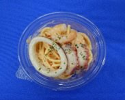 海鮮３種の明太子スパゲティサラダ