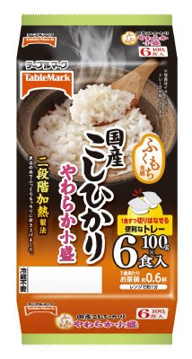 ふくもち食感　国産こしひかりやわらか小盛（分割）６食（１００ｇ）