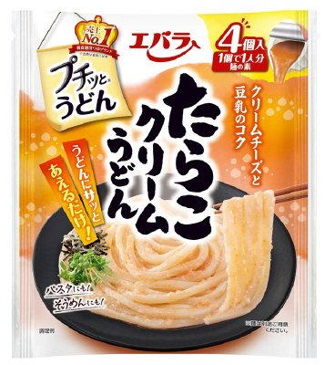 プチッとうどん　たらこクリームうどん