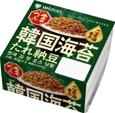 金のつぶ　ごま油香る韓国海苔たれ納豆　３Ｐ