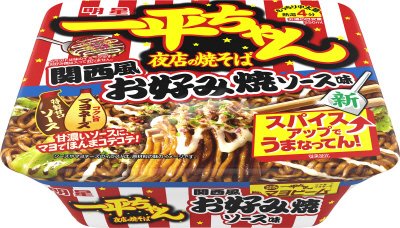 一平ちゃん夜店の焼そば　関西風お好み焼ソース味