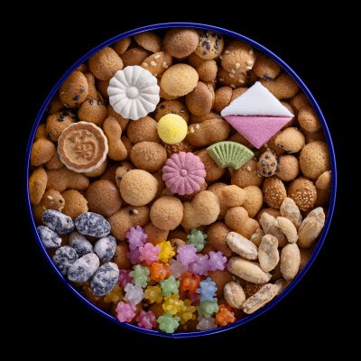 登録商標 冨貴寄 青丸缶