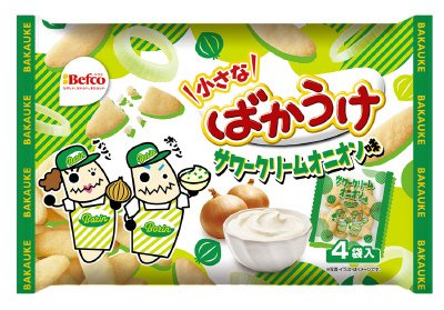 小さなばかうけ　サワークリームオニオン味