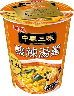 中華三昧タテ型　榮林　酸辣湯麺　ケース
