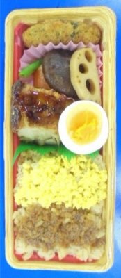 ２色そぼろご飯と鶏照焼き弁当