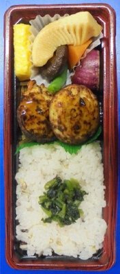 豆腐ハンバーグの五穀ご飯弁当