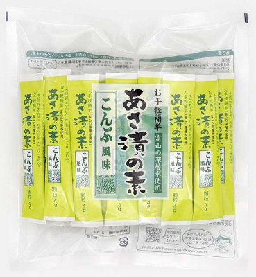 あさ漬の素（こんぶ風味）