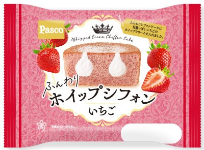 ふんわりホイップシフォン　いちご