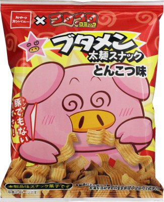 コロコロコミックブタメン太麺スナックとんこつ味