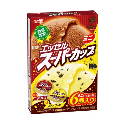 エッセルスーパーカップミニバナナクッキー・チョコ
