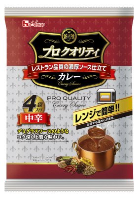 プロクオリティ　カレー　４袋入り　中辛