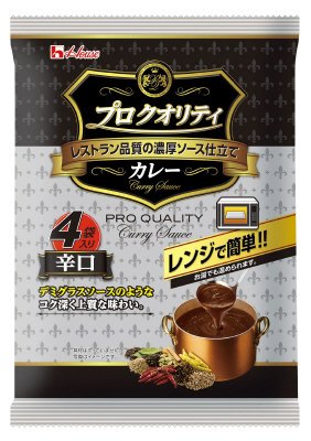 プロクオリティ　カレー　４袋入り　辛口