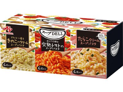 「スープＤＥＬＩ」トマト／きのこ／たらこ（１８袋入）