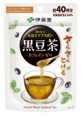 さらさらとける　おいしく大豆イソフラボン　黒豆茶３２ｇ