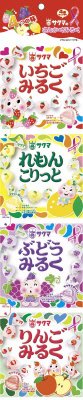 サクマのさんかくみるく４連