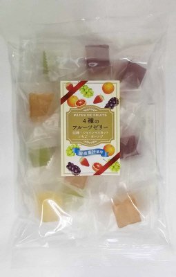 4種のフルーツゼリー