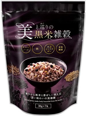 美と巡りの黒米雑穀