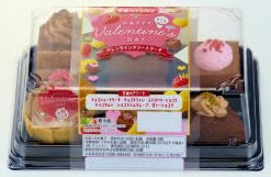 ①バレンタインアソートケーキ