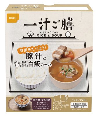 一汁ご膳 豚汁