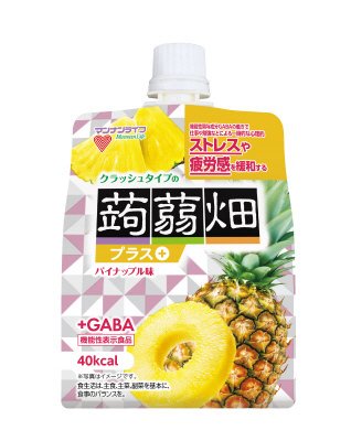 クラッシュタイプの蒟蒻畑プラスパイナップル味