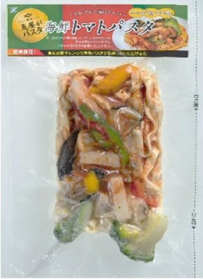 海鮮トマトパスタ