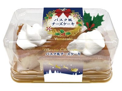 クリスマス　バスク風チーズケーキ