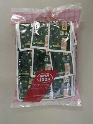 宇治抹茶入り煎茶一煎用ティーバッグ