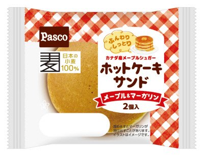ホットケーキサンドメープル＆マーガリン２個入