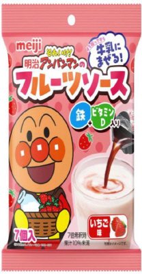 明治それいけ!アンパンマンのフルーツソース鉄＆ビタミンＤ入りいちご味