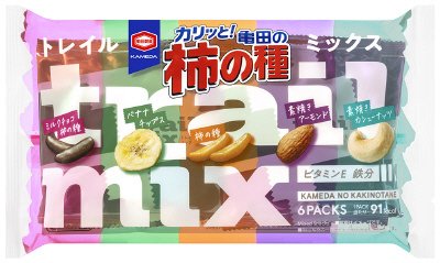１１２ｇ亀田の柿の種トレイルミックス