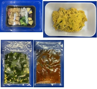 タラフリッターと焼き野菜のトマトソース　３人前
